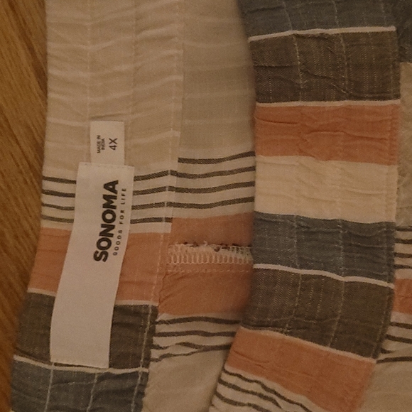 New Sonoma pocketed shorts size 4X - Picture 2 of 5